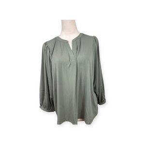 Banana Republic Olive green long sleeve top size Xlarge